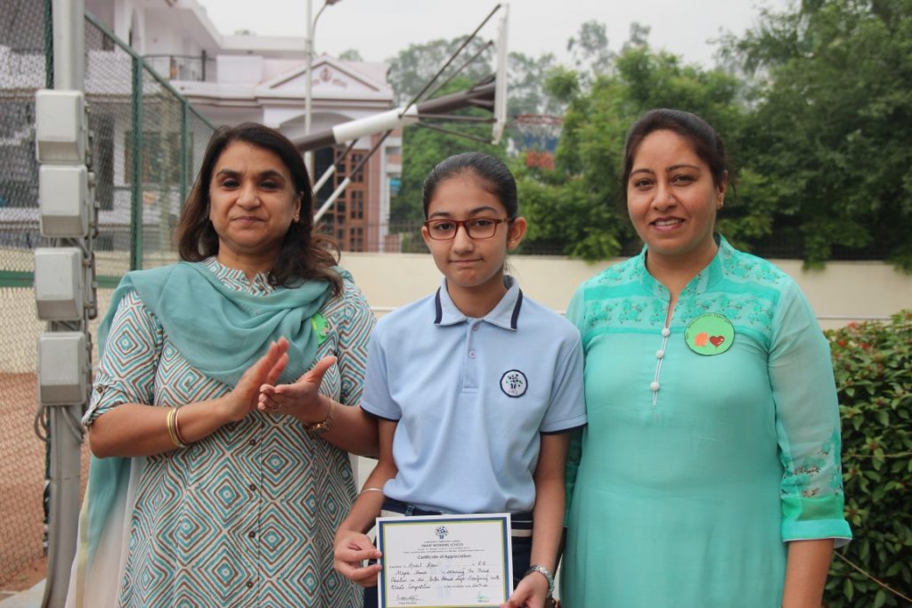 10. Anant Kaur secured Third position – Smart Wonders School